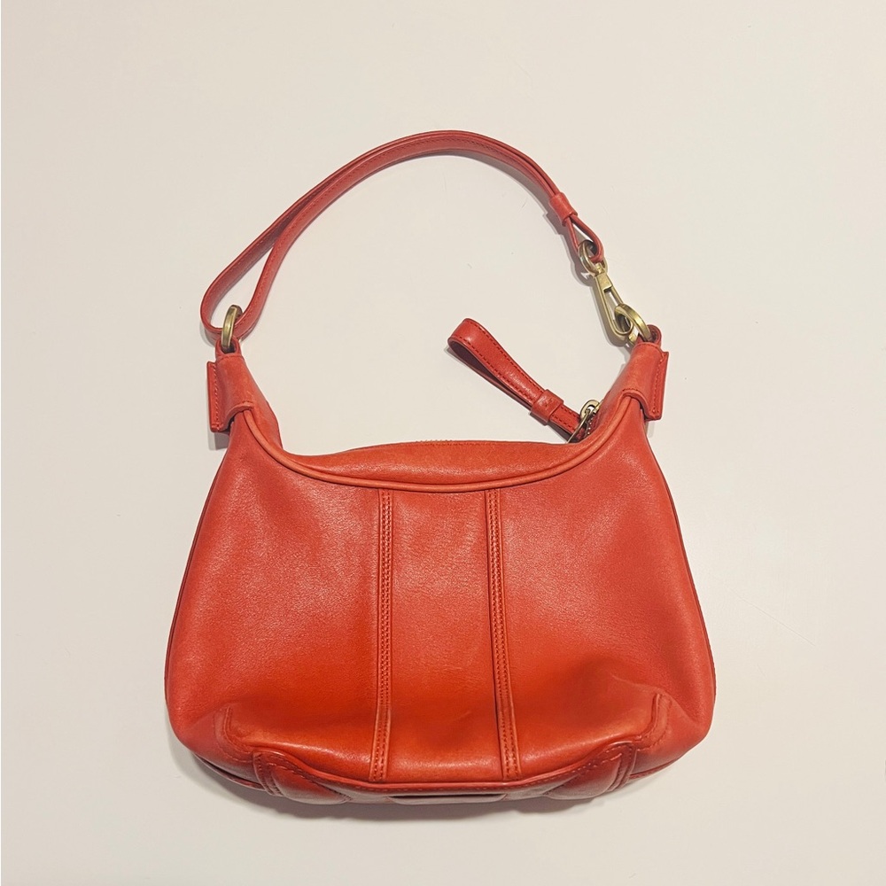 Brightly colored Vintage Coach bag!
